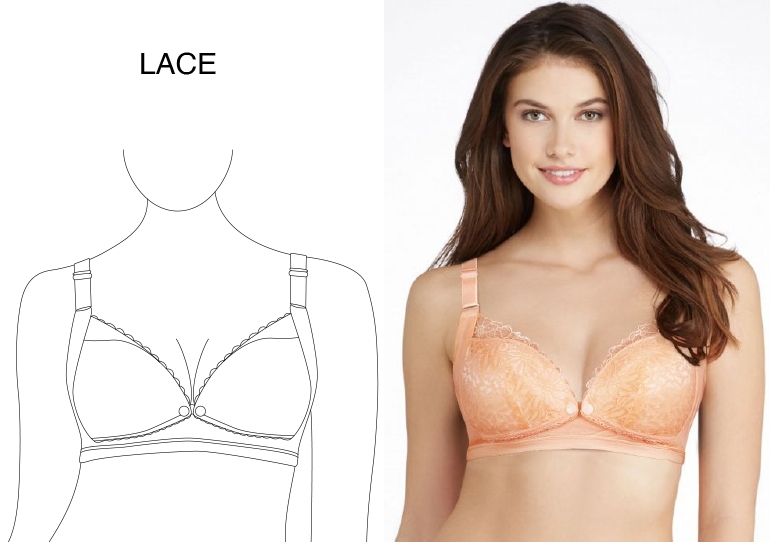 Lace Nursing Bra